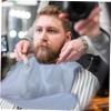 Lurrose Beard Apron Cape Beard Shaving Catcher Beard Grooming Apron for Men Shaving view 2