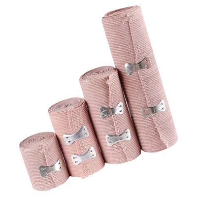 minkissy 4pcs Elastic Compression Bandage Wrap Breathable Sports Support for Injury and Dressing Comfortable Lightweight Non-Stick Design for Easy Application