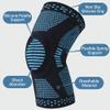 360 RELIEF - Compression Knee Brace with Gel Pads and Side Knee Stabilizers, Joint Support, Comfort, Active Recovery, Running, Workout Protection - X-Large, Blue + Laundry Bag view 2