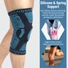 360 RELIEF - Compression Knee Brace with Gel Pads and Side Knee Stabilizers, Joint Support, Comfort, Active Recovery, Running, Workout Protection - X-Large, Blue + Laundry Bag view 3