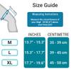 360 RELIEF - Compression Knee Brace with Gel Pads and Side Knee Stabilizers, Joint Support, Comfort, Active Recovery, Running, Workout Protection - Medium, Grey + Laundry Bag view 3