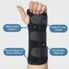 360 RELIEF Wrist Support Brace - Adjustable Straps & 3 Metal Splints for Stability | Ideal for Daily Activities, Sports, & Workouts | Medium for Left Hand with Mesh Laundry Bag view 3