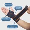 360 RELIEF Neoprene Wrist Support Brace - Adjustable Hand Wrap with Thumb Loop | Gym, Workout, Training | Black, Fits Left or Right Hand with Mesh Laundry Bag view 3