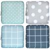 4 Pieces Sanitary Napkin Storage Bag Menstrual Pad Bag Nursing Pad Holder Portable Menstrual Period Sanitary Pouch Zipper Tampons Collect Bags for Teen Girls Women Ladies (Basic Style) view 1