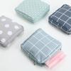 4 Pieces Sanitary Napkin Storage Bag Menstrual Pad Bag Nursing Pad Holder Portable Menstrual Period Sanitary Pouch Zipper Tampons Collect Bags for Teen Girls Women Ladies (Basic Style) view 2