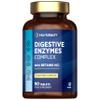 Digestive Enzyme Supplements | Complex with Betaine HCL, Amylase, Lactase, Protease, Lipase & Cellulase | 90 Vegan Tablets | by Horbaach view 1