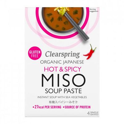 Clearspring Organic Instant Miso Soup Paste (Hot & Spicy)