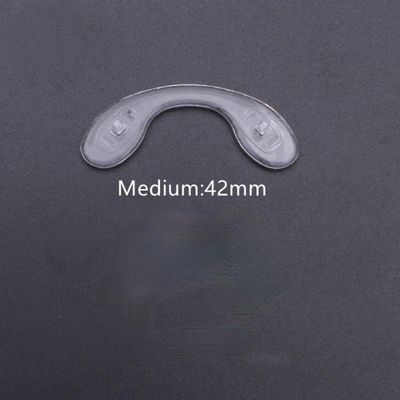 3Pcs/Lot U Style Silicone Conjoined Eyeglass Soft Nose Pads Non-Slip U-Shaped Nasal Pads for Glasses Accessories-1Pc Medium,China