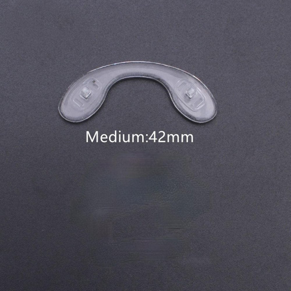 3Pcs/Lot U Style Silicone Conjoined Eyeglass Soft Nose Pads Non-Slip U-Shaped Nasal Pads for Glasses Accessories-1Pc Medium,China