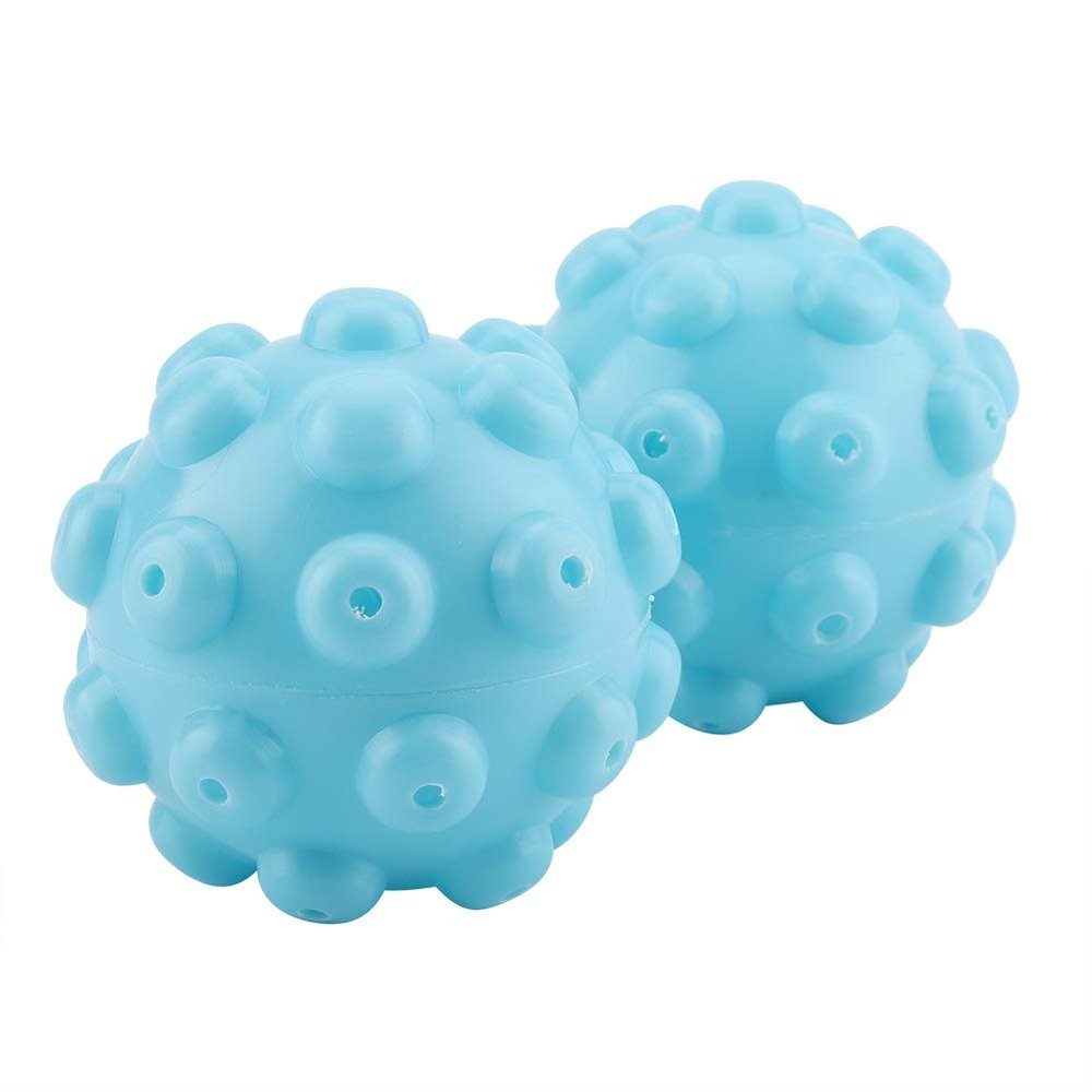 2Pcs Reusable Laundry Drying Balls, Dryer Balls Laundry Drying Fabric Softener Alternative Plastic Anti Static Soft Laundry Washing Balls for Washing Machine Dryer Machine