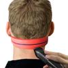 Neckline Shaving Template Non-Slip Hair Trimming Guide, Skin Safe DIY Hands-Free Cut Trim and Shave Use Barber Style Tool for Straight Lines view 2