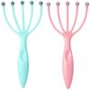 2PCS Scalp Massager,Handheld Claw Head Massager for Deep Relaxation & Stress Reduction in The Office Home SPA(Blue+Pink) view 1