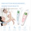Forehead Thermometer for Adults and Kids Touchless Infrared Thermometer with High Temperature Alarm and Instant Accurate Reading,2-in-1 LCD Display Digital Thermometer for Home Use (Pink) view 3