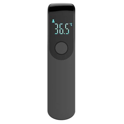 Forehead Thermometer for Adults and Kids Touchless Infrared Thermometer with High Temperature Alarm and Instant Accurate Reading,2-in-1 LCD Display Digital Thermometer for Home Use (Black)