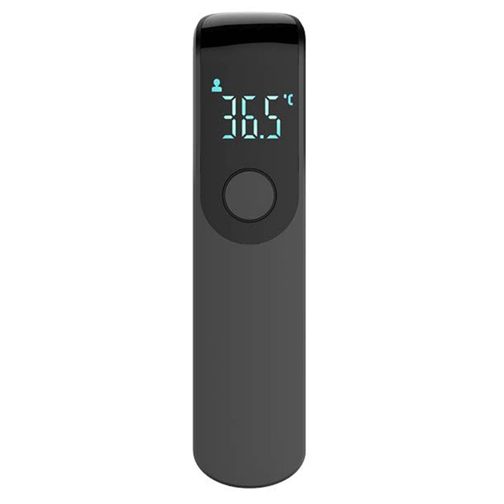 Forehead Thermometer for Adults and Kids Touchless Infrared Thermometer with High Temperature Alarm and Instant Accurate Reading,2-in-1 LCD Display Digital Thermometer for Home Use (Black)