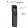Forehead Thermometer for Adults and Kids Touchless Infrared Thermometer with High Temperature Alarm and Instant Accurate Reading,2-in-1 LCD Display Digital Thermometer for Home Use (Black) view 3