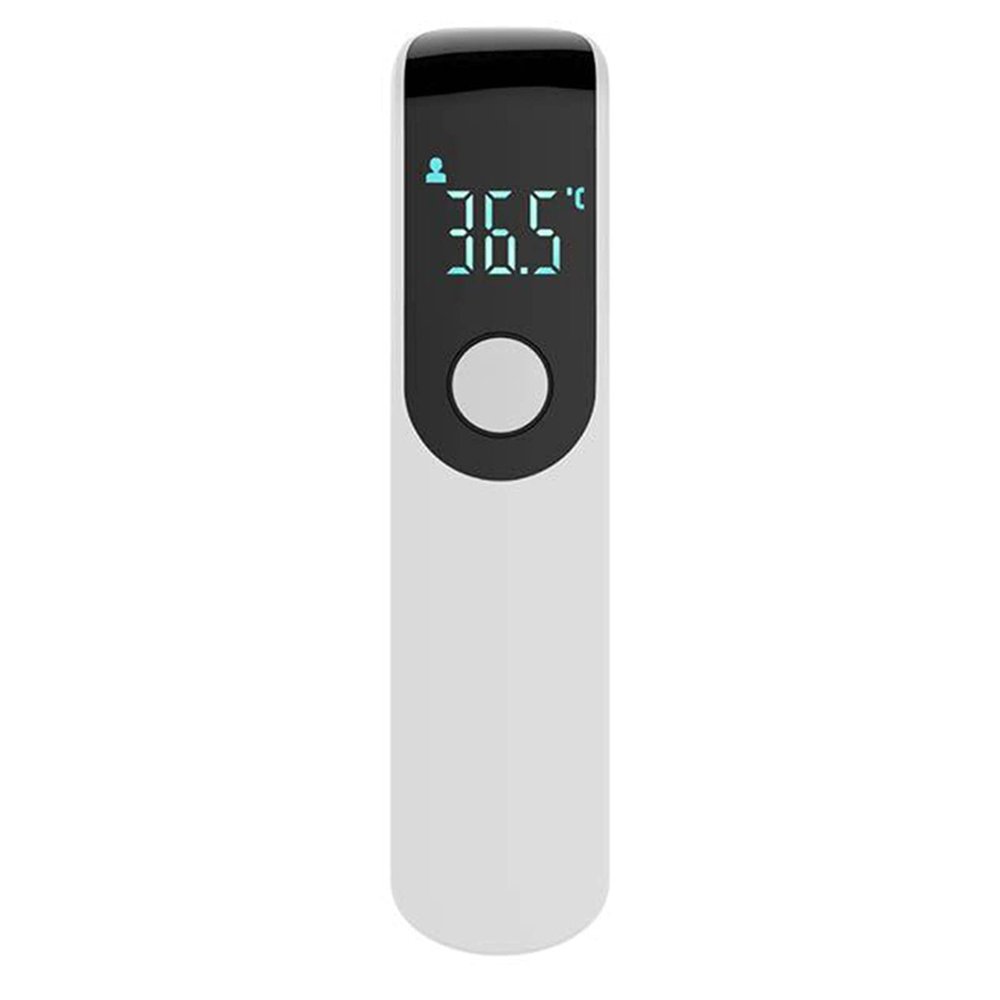 Forehead Thermometer for Adults and Kids Touchless Infrared Thermometer with High Temperature Alarm and Instant Accurate Reading,2-in-1 LCD Display Digital Thermometer for Home Use (White)
