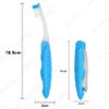 Kids Toothbrushes 6PCs, Manual Brushes for Kids 18.5cm, Folding Toothbrushes, Childrens Toothbrushes for Travel, Little Teeth Toothbrush 3+ Years view 2