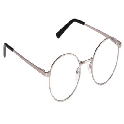 Edison & King Delight - thin-rimmed round reading glasses - with premium lenses (Silver, +1,50 dpt)