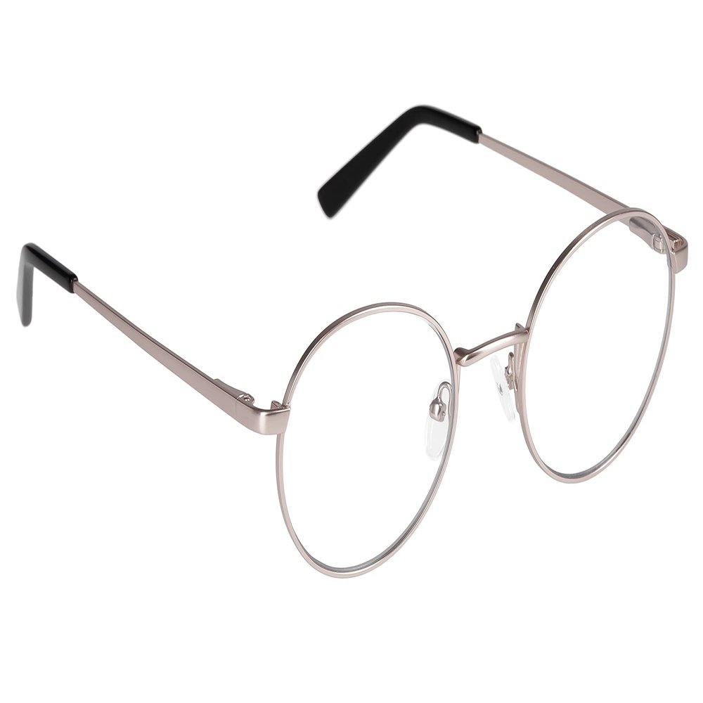 Edison & King Delight - thin-rimmed round reading glasses - with premium lenses (Silver, +1,50 dpt)