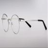 Edison & King Delight - thin-rimmed round reading glasses - with premium lenses (Silver, +1,50 dpt) view 4