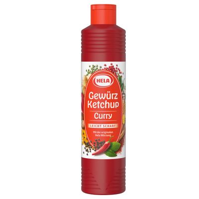 Hela Tomato Ketchup Curry Leicht Scharf Slightly Hot 800ML - imported by DFB