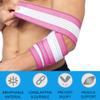 360 RELIEF - Elbow Support Brace Compression Bandage | Fitness, Gym, Workout, Squats, Powerlifting, Weightlifting, Relieve, Sports | White/Pink Mesh Laundry Bag | view 3
