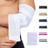 360 RELIEF - Elbow Support Brace Compression Bandage | Fitness, Gym, Workout, Squats, Powerlifting, Weightlifting, Relieve, Sports | White Mesh Laundry Bag | view 1