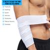 360 RELIEF - Elbow Support Brace Compression Bandage | Fitness, Gym, Workout, Squats, Powerlifting, Weightlifting, Relieve, Sports | White Mesh Laundry Bag | view 2