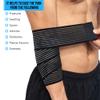 360 RELIEF - Elbow Support Brace Compression Bandage | Fitness, Gym, Workout, Squats, Powerlifting, Weightlifting, Relieve, Sports | Black Mesh Laundry Bag | view 2