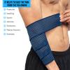 360 RELIEF - Elbow Support Brace Compression Bandage | Fitness, Gym, Workout, Squats, Powerlifting, Weightlifting, Relieve, Sports | Blue Mesh Laundry Bag | view 2