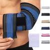 360 RELIEF - Elbow Support Brace Compression Bandage | Fitness, Gym, Workout, Squats, Powerlifting, Weightlifting, Relieve, Sports | Black/Blue Mesh Laundry Bag | view 1