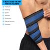 360 RELIEF - Elbow Support Brace Compression Bandage | Fitness, Gym, Workout, Squats, Powerlifting, Weightlifting, Relieve, Sports | Black/Blue Mesh Laundry Bag | view 2