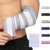 360 RELIEF - Elbow Support Brace Compression Bandage | Fitness, Gym, Workout, Squats, Powerlifting, Weightlifting, Relieve, Sports | White/Grey Mesh Laundry Bag | view 1