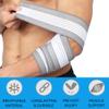 360 RELIEF - Elbow Support Brace Compression Bandage | Fitness, Gym, Workout, Squats, Powerlifting, Weightlifting, Relieve, Sports | White/Grey Mesh Laundry Bag | view 3