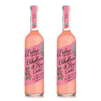 Belvoir Elderflower & Rose Cordial 500ml - Pack of 2