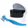 Sonic Cleaner and Brush ~ Storage Container for Soaking and Cleaning Ortho Retainers, Dentures and More (Blue Brush) view 1