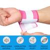 360 RELIEF Wrist Support Wrap Compression Brace | Fitness, Gym, Crossfit, Weightlifting, Powerlifting | White/Pink with Mesh Laundry Bag view 3