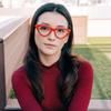 2SeeLife Premium Cat Eye TR-90 Reading Glasses for Women NarrowMedium Fit, Sturdy Frame, Spring Hinges, Stylish Readers, Red, +1.00 view 3