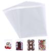 CELLOMANIA Self Seal Clear Cellophane Bags Pack of 100 (5 x 7 Inches) Self Adhesive Cookies Bags, Small Cellophane Bags for Cookies, Sweets, Gifts, Jewelry, A6-A10 cards, Transparent view 1