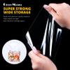 CELLOMANIA Self Seal Clear Cellophane Bags Pack of 100 (5 x 7 Inches) Self Adhesive Cookies Bags, Small Cellophane Bags for Cookies, Sweets, Gifts, Jewelry, A6-A10 cards, Transparent view 3