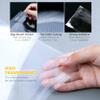 CELLOMANIA Self Seal Clear Cellophane Bags Pack of 100 (5 x 7 Inches) Self Adhesive Cookies Bags, Small Cellophane Bags for Cookies, Sweets, Gifts, Jewelry, A6-A10 cards, Transparent view 4