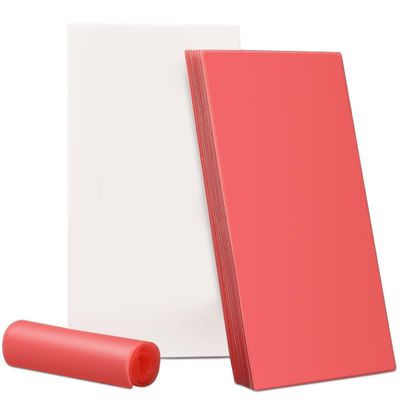 20PCS Dental Base Plate Wax, Cannot be used for dentures Red Utility Bite Wax Sheets Casting Wax Sheet Dentist Dental Lab Supply Modeling