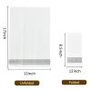 100 Packs Linen Like Guest Towels Disposable, Disposable Hand Towels for Bathrooms, Wedding Napkins, Party Napkins, Napkins Paper for Many Occasions.(Silver) view 2