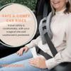 MOYOAMA Post Heart Surgery Seatbelt Pillow to Protect Sensitive Areas, Mastectomy Pillow for Seatbelt Pressure Relief, No Irritation Port Pillows for Patients, Gifts for Mastectomy Patients, Grey view 2