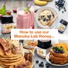Manuka Lab Certified MGO 40+ New Zealand Manuka Honey 500g - Pure and Nourishing Natural Energy Booster, Authentic, Natural Alternative to Sugar view 3