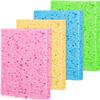HOMESHOPA Cellulose Dish Sponge Wipes, 4 Pack Reusable Non-Scratch Cleaning Cloths, Super Absorbent Kitchen Sponges for Dishes, Surfaces & Daily Cleaning view 1