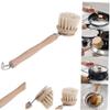 Ruluti Dish Brush with Wooden Handle Scrubbing Brush for Pans Pots Kitchen Sink Cleaning Tools view 4