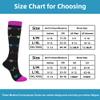 Compression Socks for Women and Men, 7 Pairs Medical Compression Stockings 15-20 mmHg Colorful Support Socks for Athletic, Varicose Veins, Running, Cycling, Hiking, Flight Travel, Nursing, Pregnancy view 3