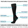 Compression Socks for Women and Men, 7 Pairs Medical Compression Stockings 15-20 mmHg Support Socks for Athletic, Varicose Veins, Running, Cycling, Hiking, Flight, Travel, Nursing, Pregnancy view 2